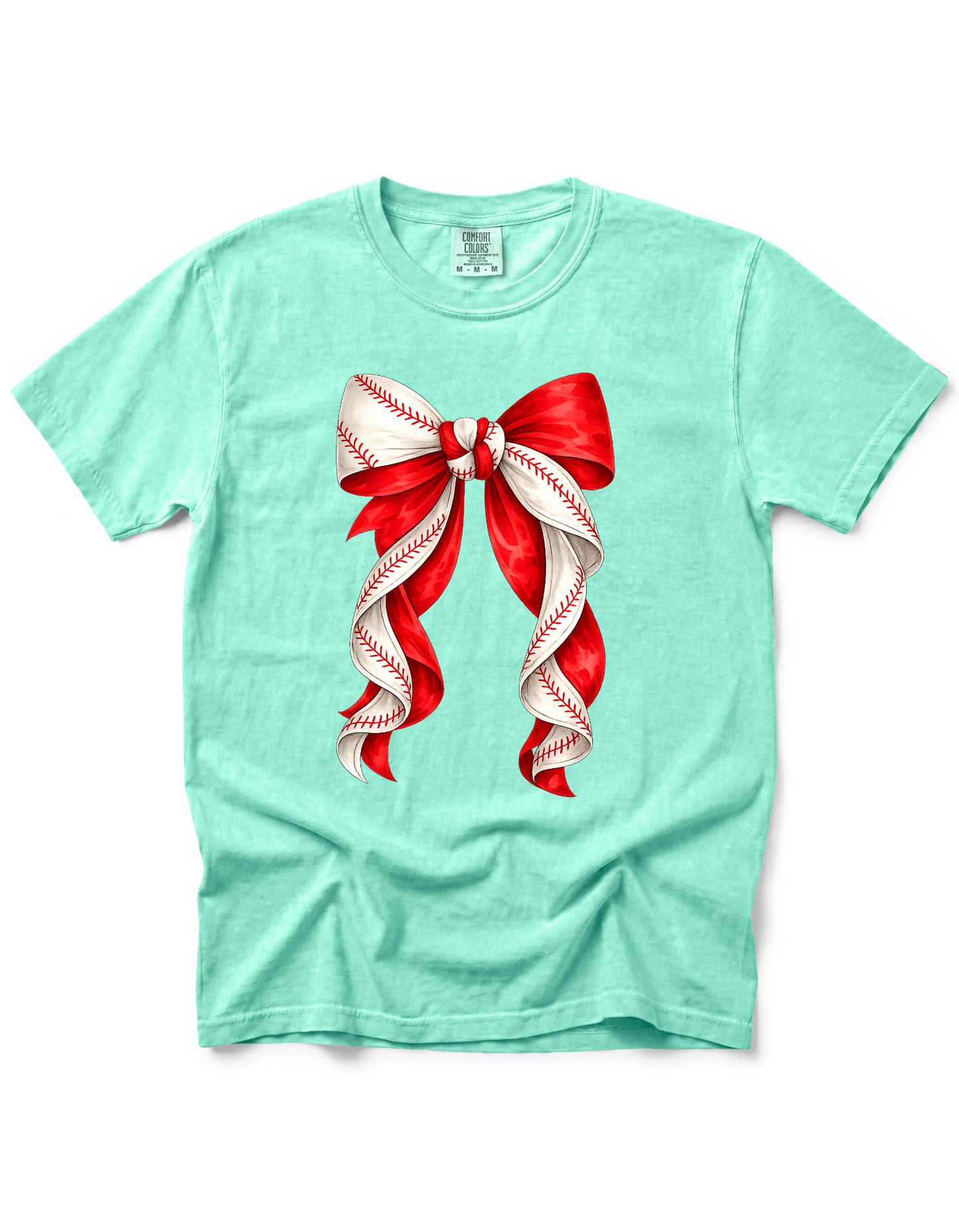 *GLITTER* BASEBALL BOW