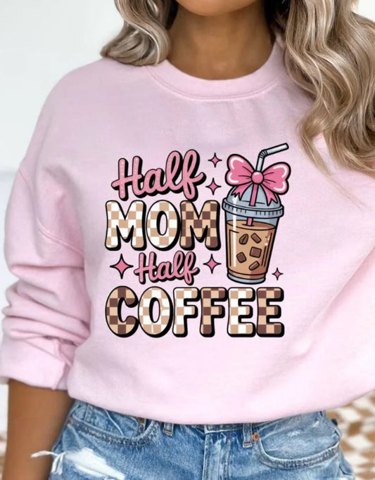 *GLITTER* HALF MOM HALF COFFEE