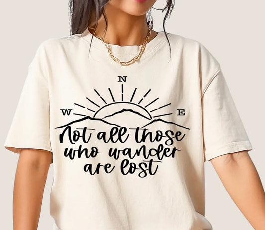 NOT ALL THOSE WHO WANDER ARE LOST