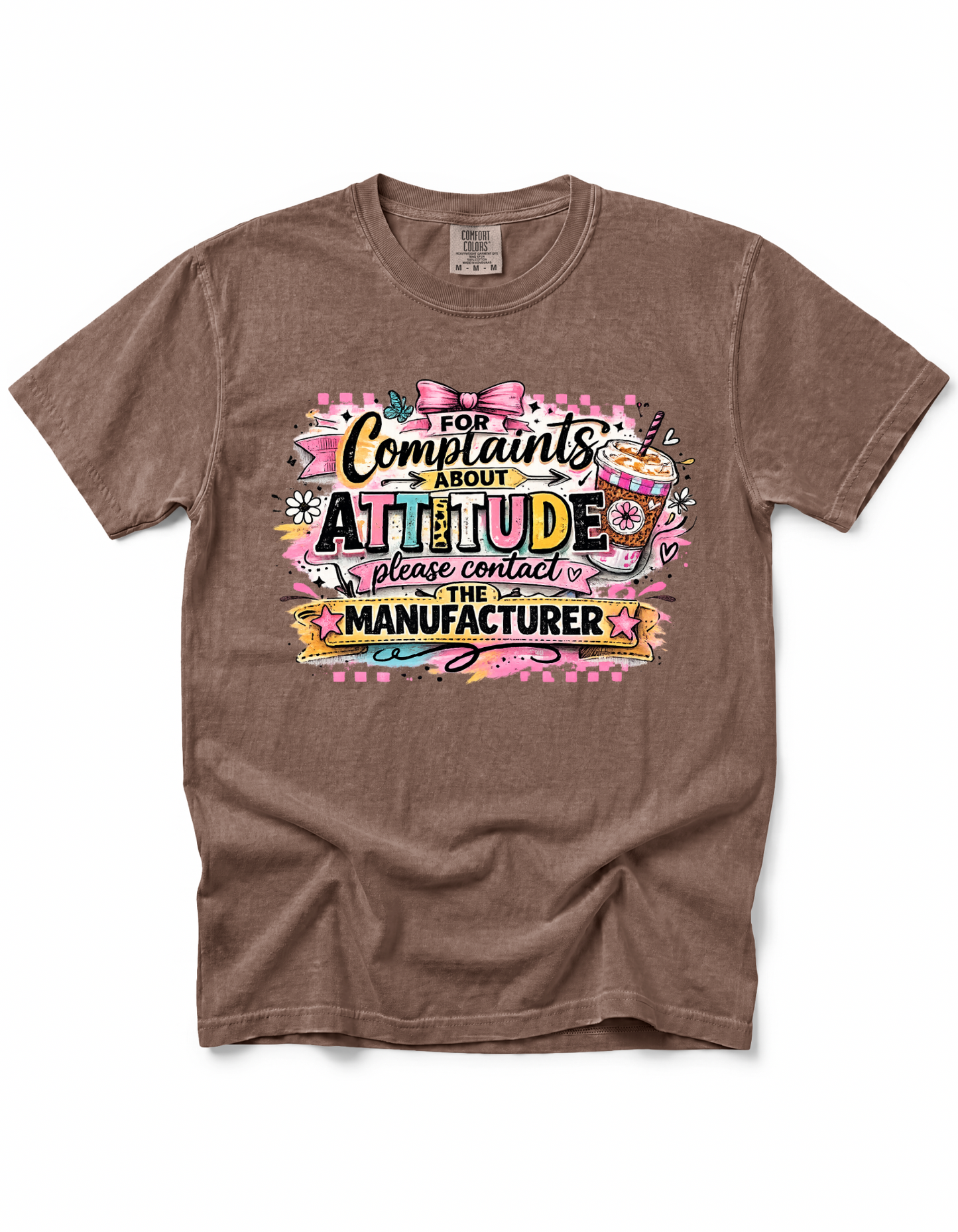 FOR COMPLAINTS ABOUT ATTITUDE PLEASE CONTACT THE MANUFACTURER