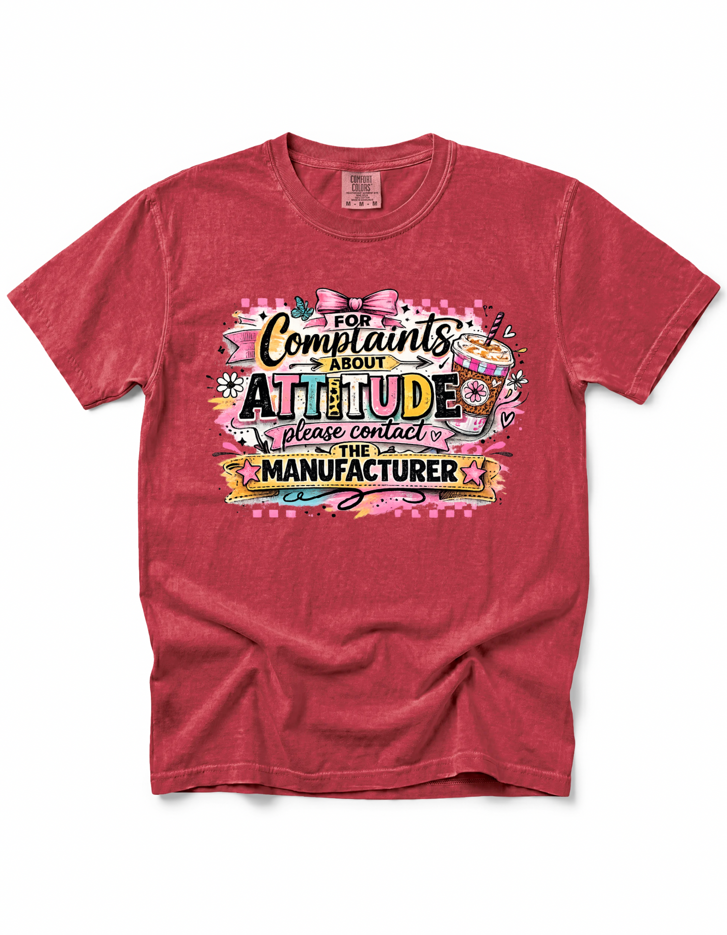 FOR COMPLAINTS ABOUT ATTITUDE PLEASE CONTACT THE MANUFACTURER