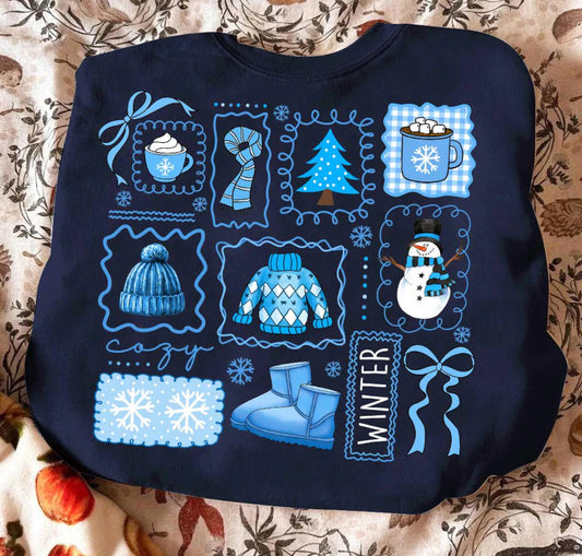 *GLITTER* COZY WINTER COLLAGE