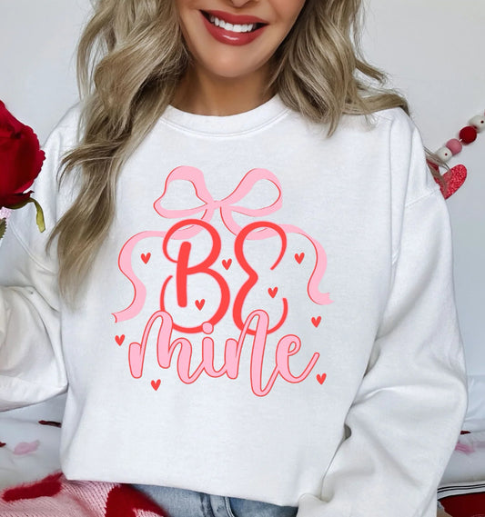 *GLITTER* BE MINE BOW