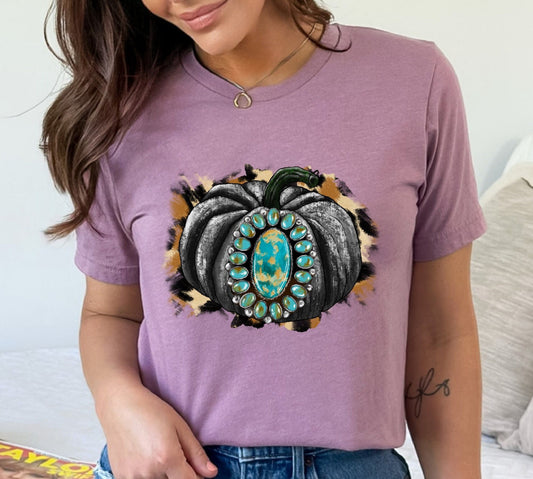 PUMPKIN TURQUOISE CONCHO