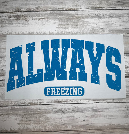 ALWAYS FREEZING