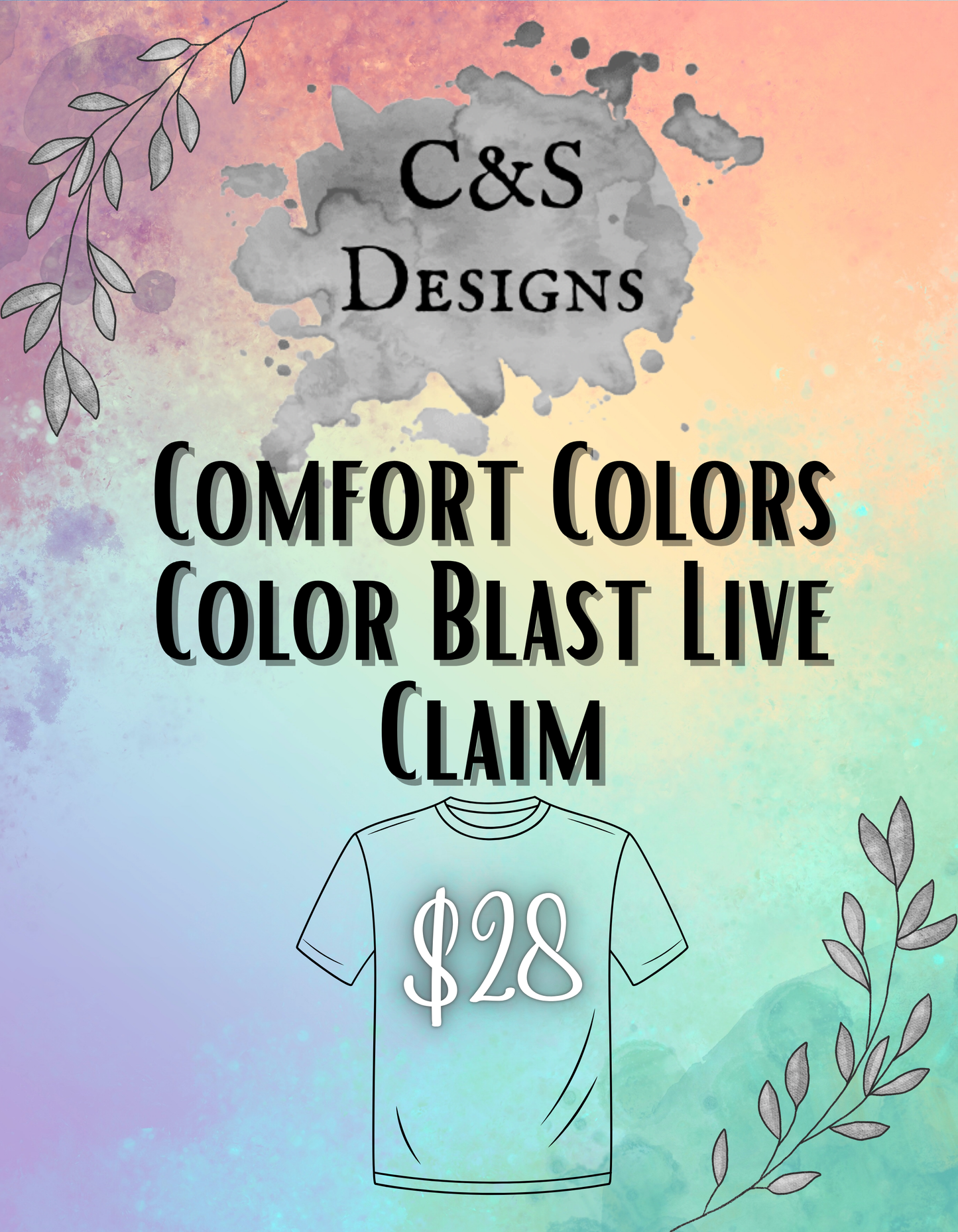 COMFORT COLORS COLOR BLAST LIVE CLAIM