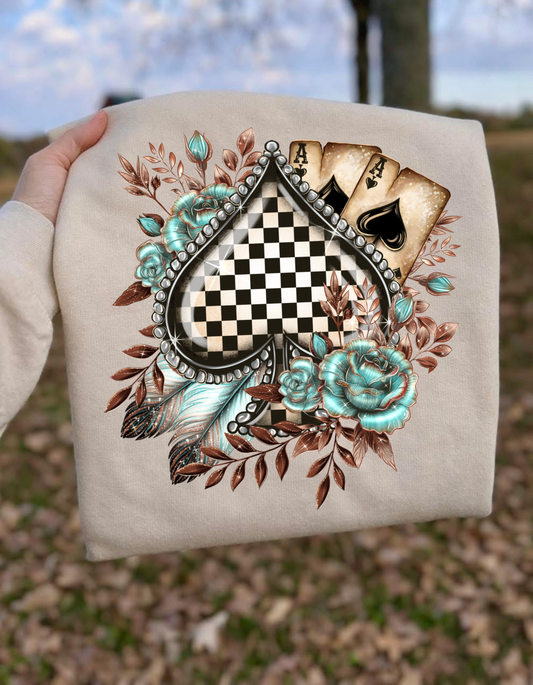 TURQUOISE SPADES