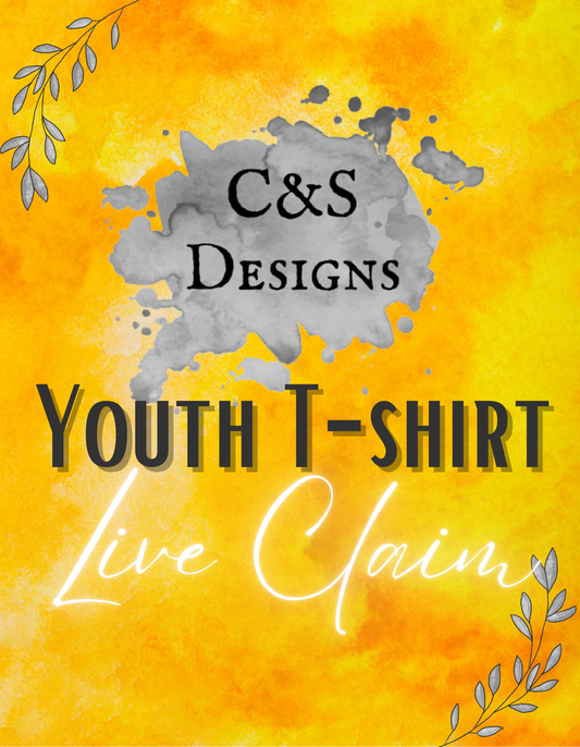 YOUTH T-SHIRT LIVE CLAIM